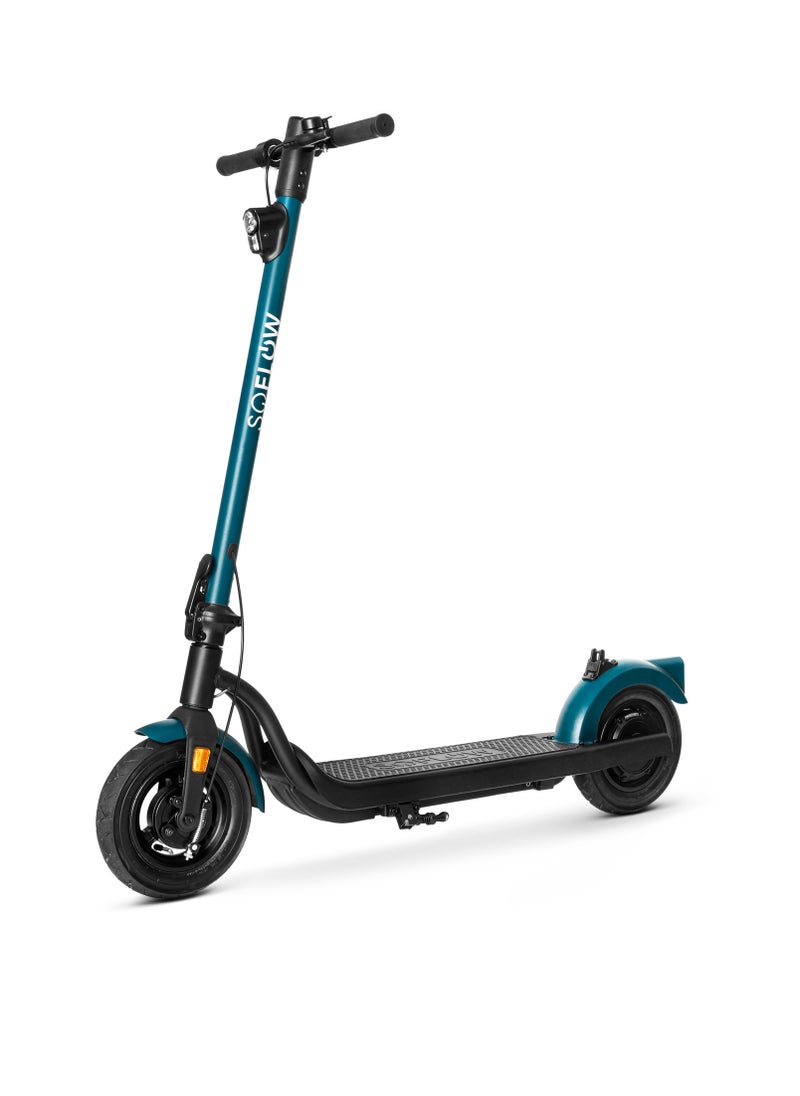 SOFLOW So2 Air 3Rd Gen E-Scooter With Stylish Design, Powerful 600W Brushless Motor, Max Range 30Km, 10" Pneumatic Tyres, 120Kg Load Capacity-Green  - Image 1