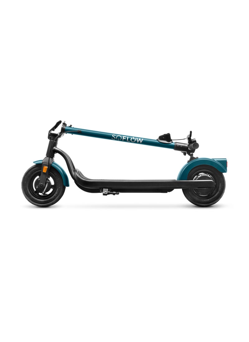 SOFLOW So2 Air 3Rd Gen E-Scooter With Stylish Design, Powerful 600W Brushless Motor, Max Range 30Km, 10" Pneumatic Tyres, 120Kg Load Capacity-Green  - Image 3