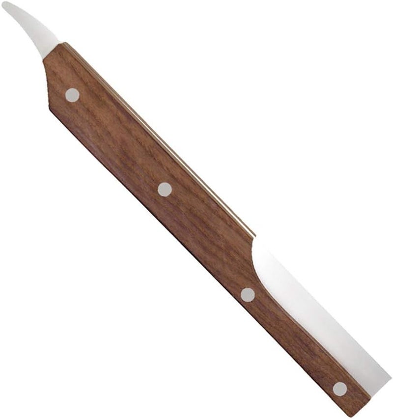 woobles Coconut Tool Coconut Cutter Stainless Steel Opener Double Ended Coconut Cutter with Wooden Handle Kitchen Gadget Tools - Image 4