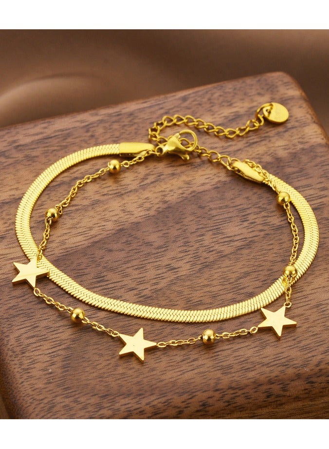 Mark Fairwhale Versatile Titanium Steel Fashion Bracelet 
