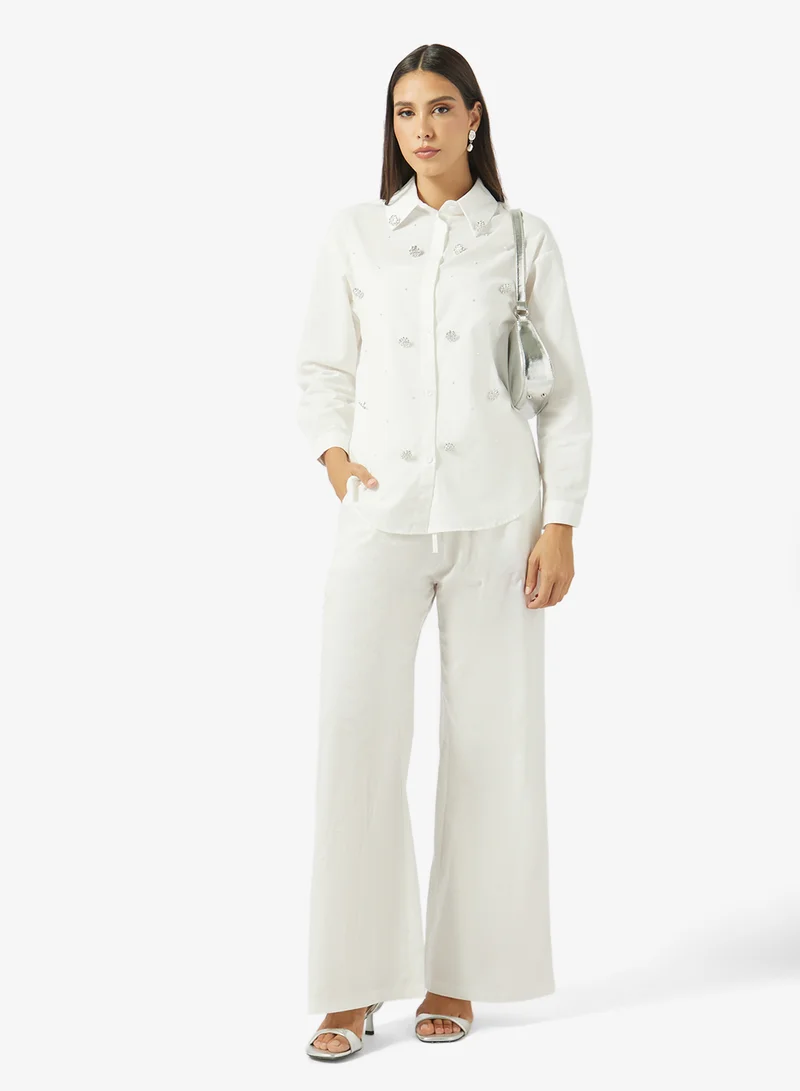 Ella  Embellished Top & Pant Set for Women | Best Price UAE
