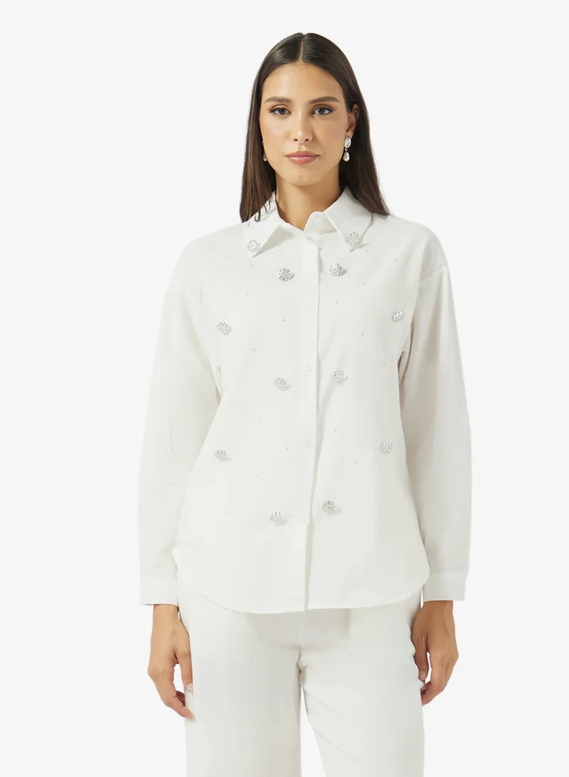 Ella  Embellished Top & Pant Set for Women | Best Price UAE