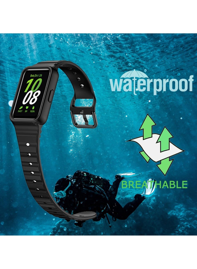 سوار رياضي من السيليكون، متوافق مع حافظة متينة مع سوار لهاتف Samsung Galaxy FIT3، لهاتف Samsung Galaxy FIT 3 - Image 3