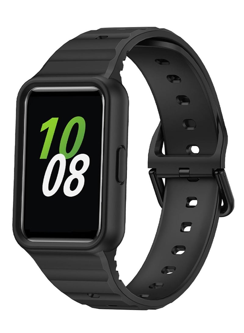 سوار رياضي من السيليكون، متوافق مع حافظة متينة مع سوار لهاتف Samsung Galaxy FIT3، لهاتف Samsung Galaxy FIT 3 - Image 1