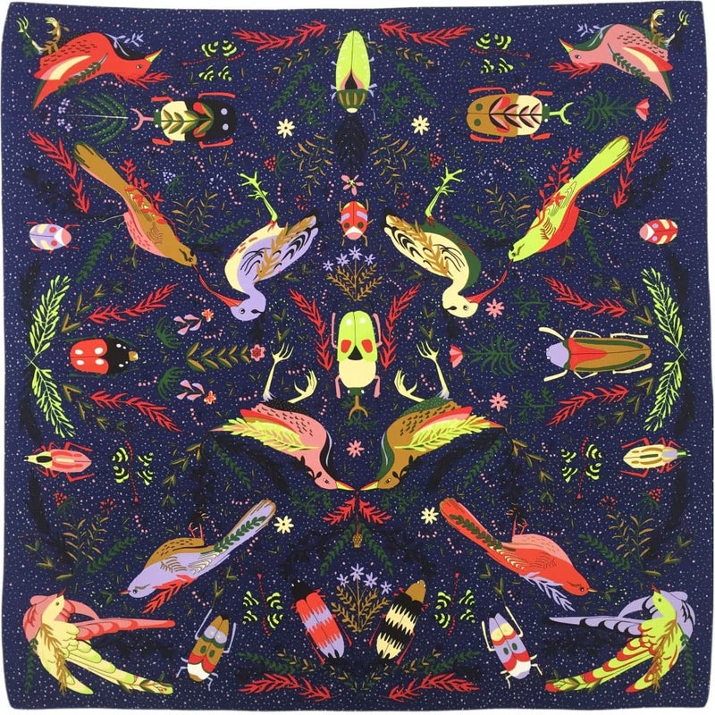 Julunar Silk Like Head Scarf for Women - Satin Large Hair Scarves - 35" Square Silk Hair Wrap for Sleeping with Gift Packed - Image 1