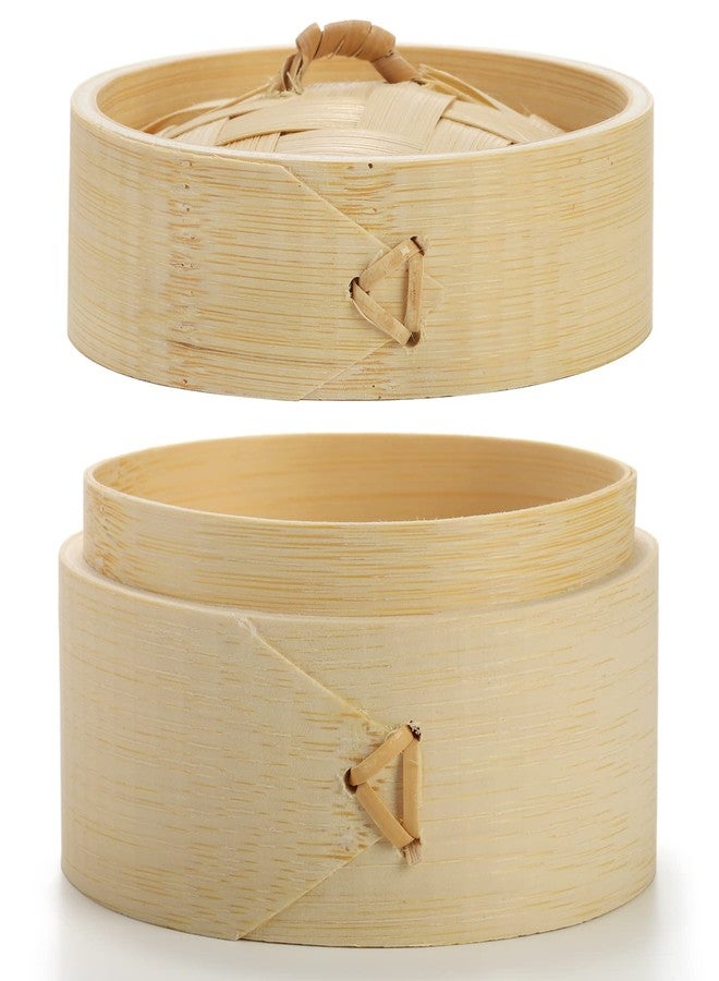 Lyellfe 3 Pack Bamboo Bar Holder, Natural Soap Dishes with Lid Foaming Net, Round Shampoo Soap Tray Saver Box, Mini Snack Steamer Container for Travel, Bathroom, Shower - Image 4