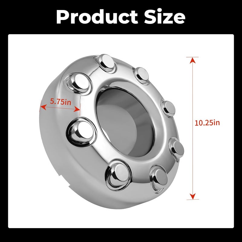 KARPAL 5C3Z1130TA Dually 4x4 Open Front Wheel Center Hub Cap for Ford F350 F-350 - Image 5