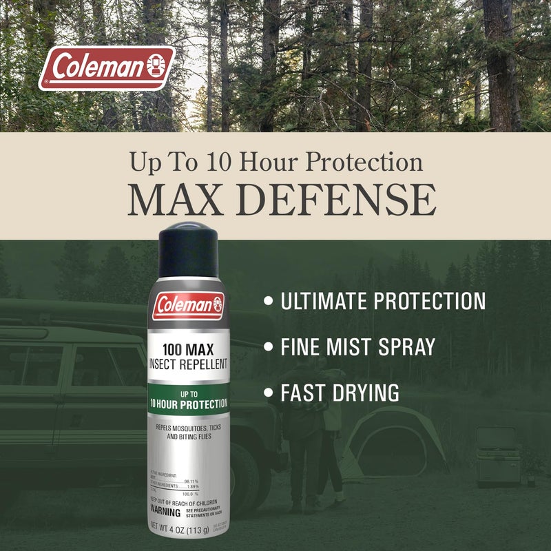 Coleman 100 Max 100% DEET Insect Repellent Spray - 4 oz - Image 2