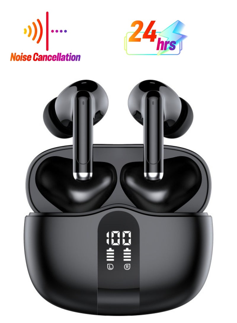 MARCAN True Wireless Stereo Earbuds, Bluetooth Earbuds Touch Control 24h Strong Endurance, in-Ear Bluetooth 5.3 Headphones,Feather-Like Wearing, Open-Ear Listening, Black - Image 1