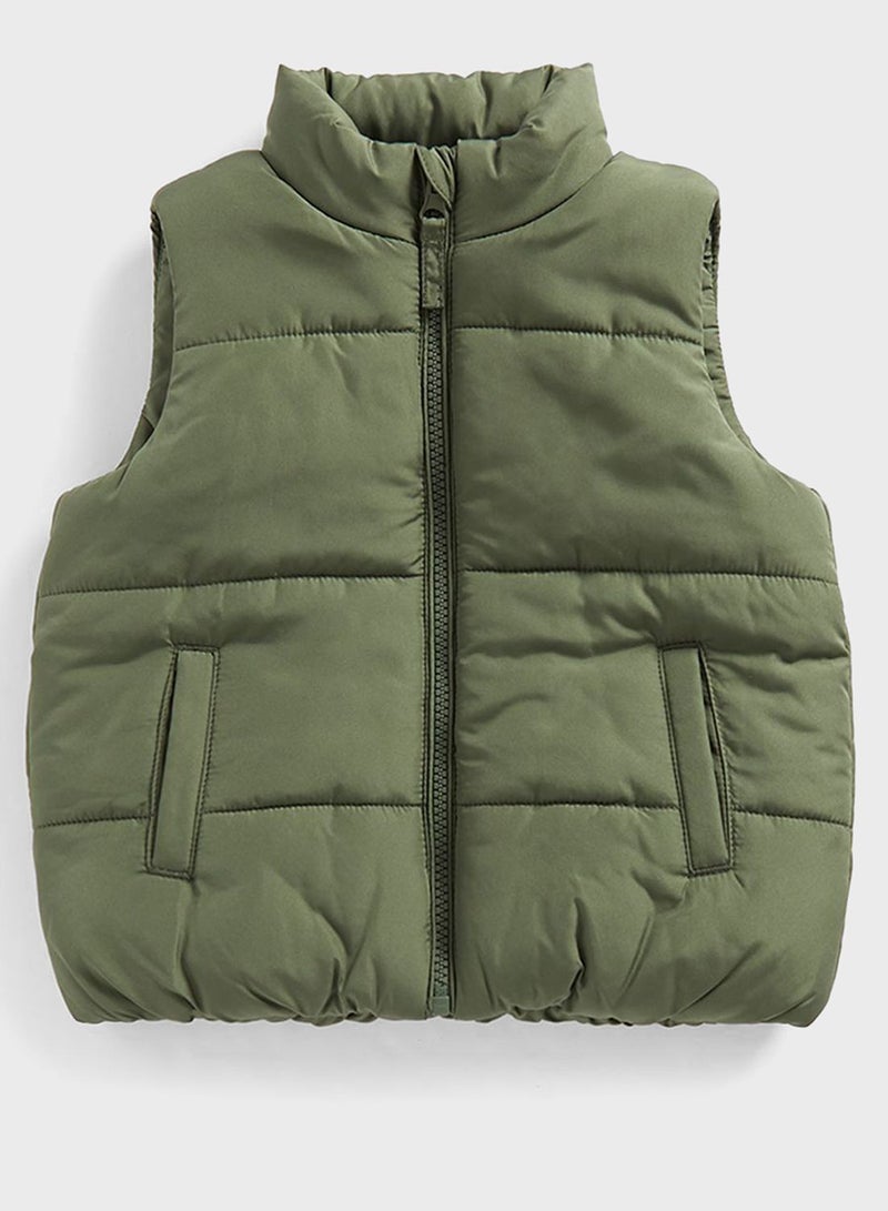 mothercare Infant Padded Essential Puffer vest Gilet  - Image 1