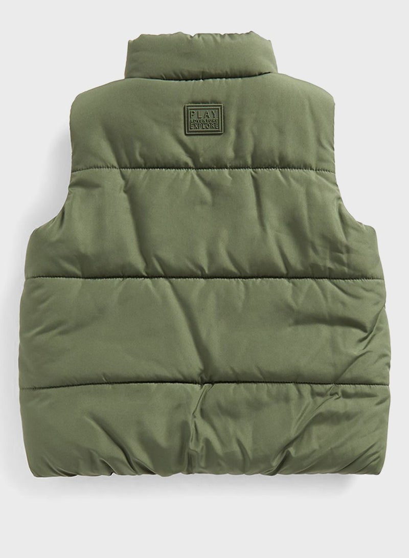 mothercare Infant Padded Essential Puffer vest Gilet  - Image 2