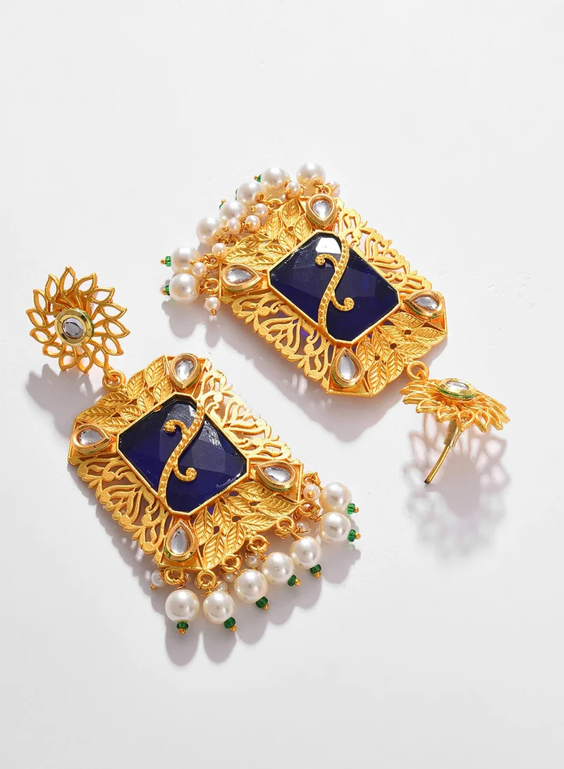 SOHI Contemporary Artificial Drop Earring Jewellery