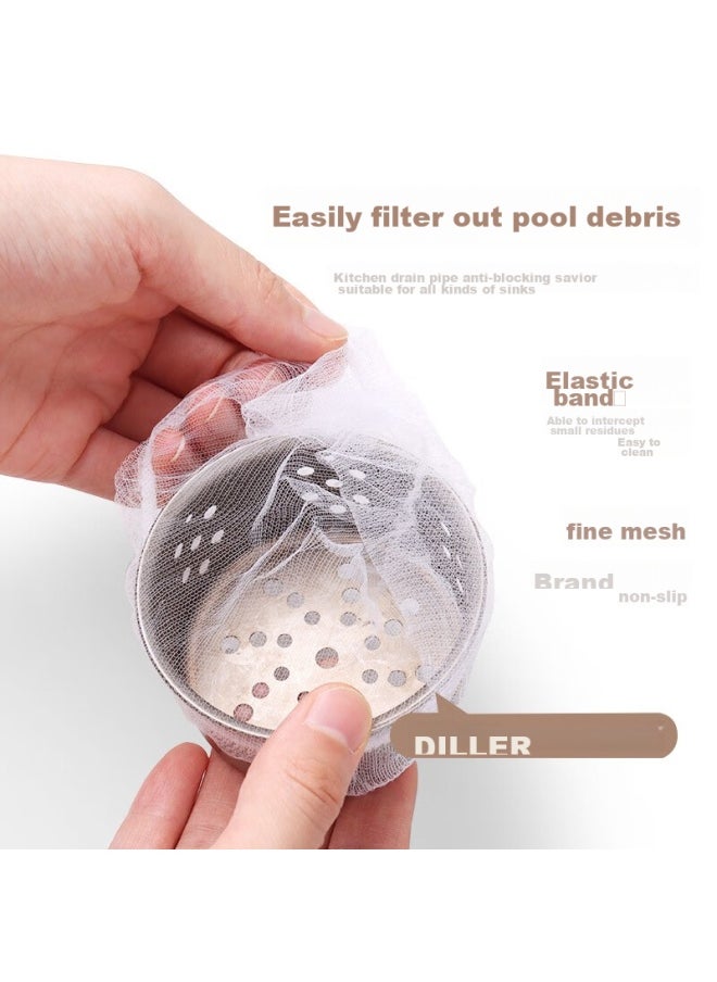 Bai Jie Baijie Kitchen Sink Strainer, Disposable Drain Filter, Sink And Dishwashing Basin Garbage Catcher, 300 Pieces  - Image 4