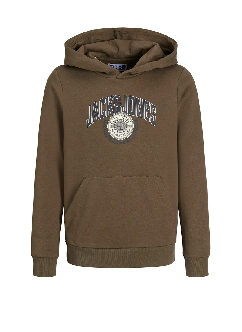 Jack & Jones Junior Kids Graphic Print Hoodie