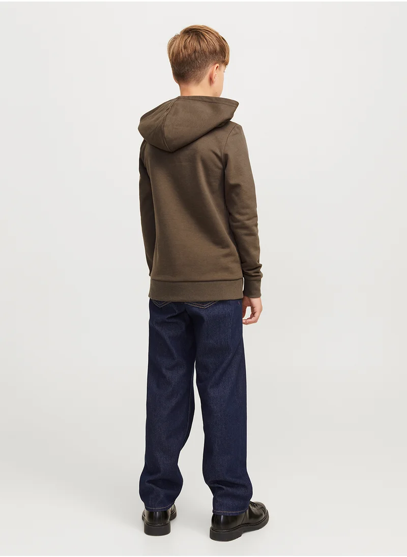 Jack & Jones Junior Kids Graphic Print Hoodie
