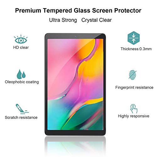 Robustrion Anti-Scratch & Smudge Proof Premium Tempered Glass Screen Protector for Samsung Tab A 10.1 inch 2019 (T510/T515) - Image 3