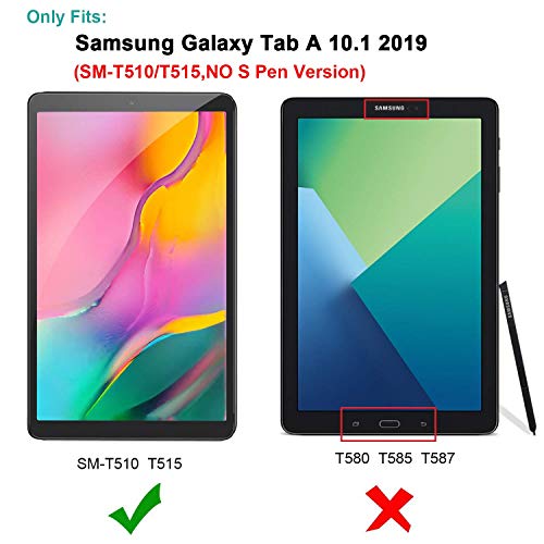 Robustrion Anti-Scratch & Smudge Proof Premium Tempered Glass Screen Protector for Samsung Tab A 10.1 inch 2019 (T510/T515) - Image 2
