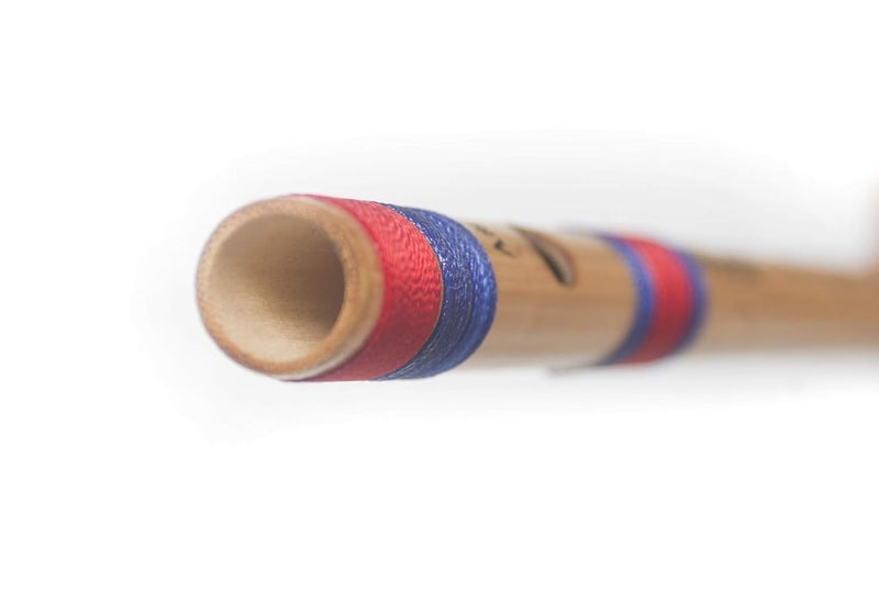 Kanha Flutes A Scale Sharp Medium Assam Bamboo Flute Musical Instrument Size 11 Inch Bansuri Right Handed - Image 5
