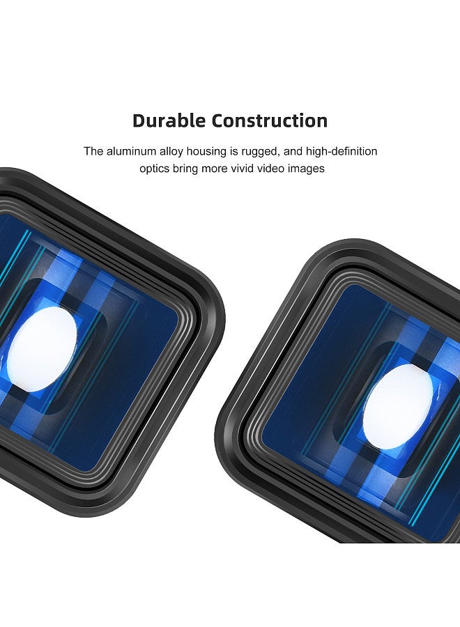 Mobile Phone Anamorphic Movie Lens 1.55X Deformation Filmmaking Lens Phone Moive Lens with Universal Lens Clips Carry Bag Replacement for iPhone 15/14/13/12/11  - Image 3