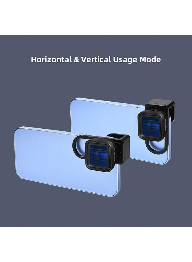 Mobile Phone Anamorphic Movie Lens 1.55X Deformation Filmmaking Lens Phone Moive Lens with Universal Lens Clips Carry Bag Replacement for iPhone 15/14/13/12/11  - Image 2