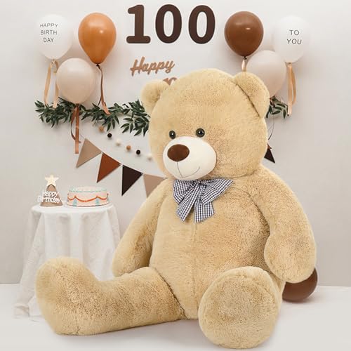 MaoGoLan Giant Teddy Bear Plush, Life Size Large Teddy Bear Stuffed Animal 5 Feet,Soft and Fluffy Big Teddy Bear Gift for Baby Shower,Christmas,Valentines - Image 5