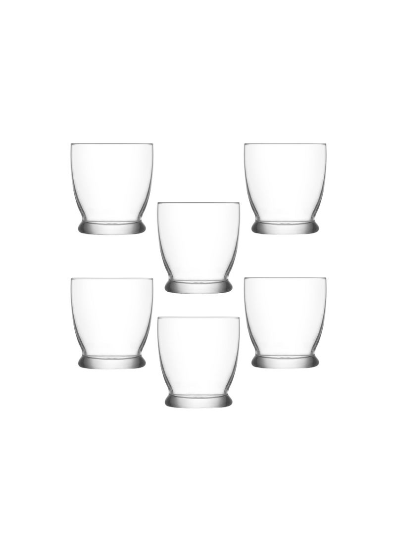 LAV Lav Roma Tea and Juice Glass Set of 6Pcs 295ml-Turkey Made  - Image 1
