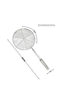 Feelings Spider Skimmer 16cm | Stainless Steel Strainer for Deep Frying, Cooking & Skimming | Durable Fine Mesh, Non-Slip Handle | Kitchen Essential (16CM)  - Image 2