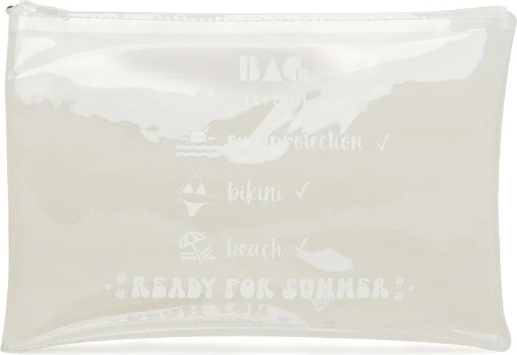 White Wet Bikini Bag