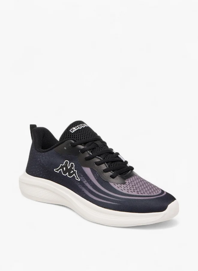 كابا Men's Logo Print Sports Shoes with Lace-Up Closure