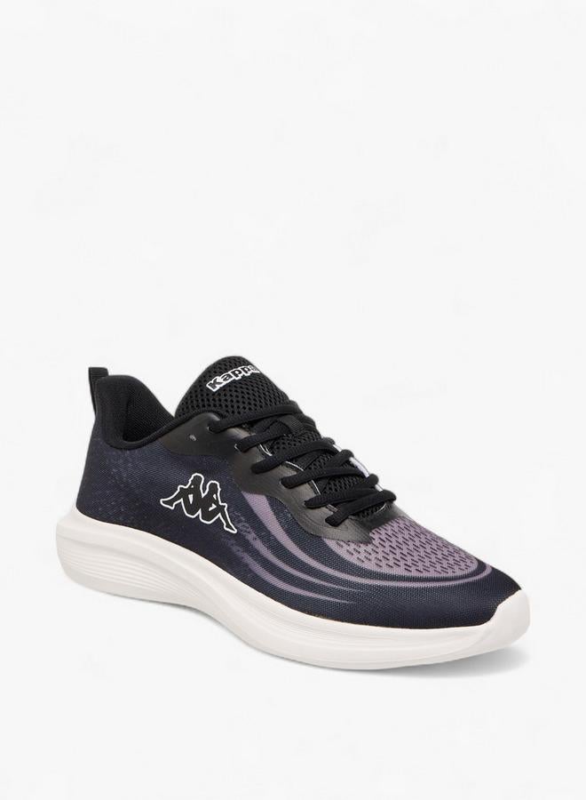 Kappa Men's Logo Print Sports Shoes with Lace-Up Closure - Image 1
