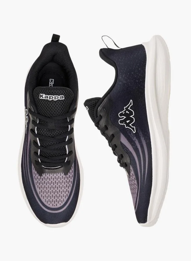 Kappa Men's Logo Print Sports Shoes with Lace-Up Closure