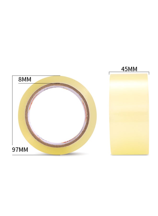Deli High Transparency Packing Tape Wide Adhesive Tape For Express Delivery, Packaging, Moving, High Quality 45mm*60y (54.9 Meters/roll)*45um 6 Rolls/tube Jd150 - Image 4