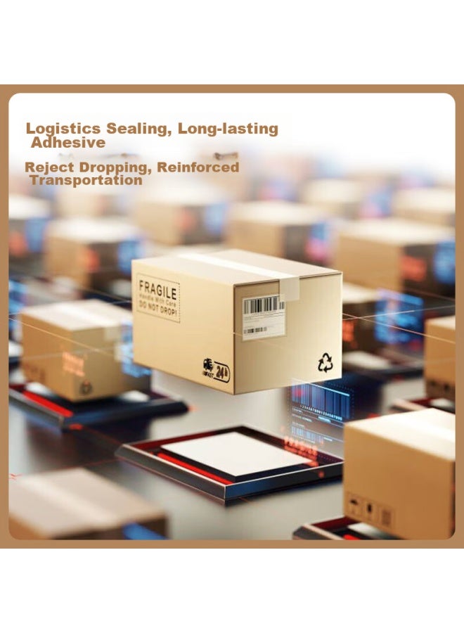 Deli High Transparency Packing Tape Wide Adhesive Tape For Express Delivery, Packaging, Moving, High Quality 45mm*60y (54.9 Meters/roll)*45um 6 Rolls/tube Jd150 - Image 5