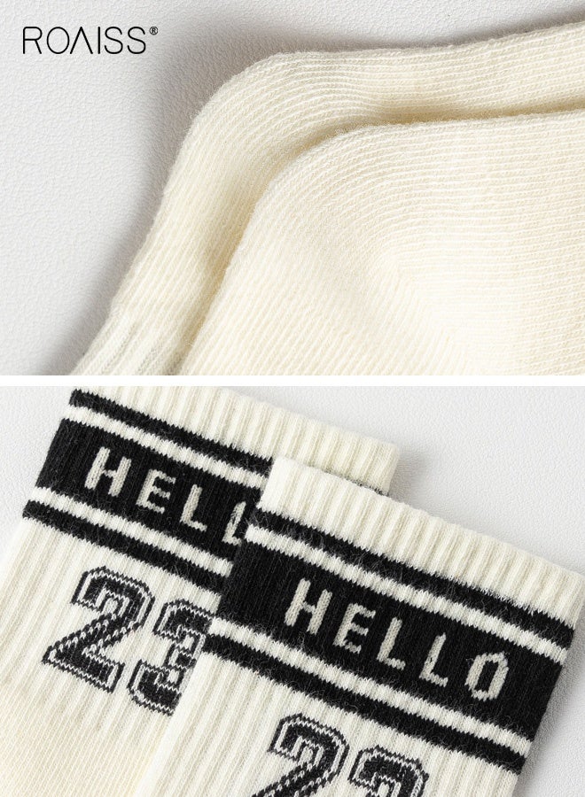 رويس 5 أزواج من الجوارب القصيرة للبنين، مجموعة جوارب رياضية مريحة، جوارب قصيرة للأطفال بتصاميم بسيطة، جوارب قصيرة للبنين، مناسبة لجميع الفصول - Image 4