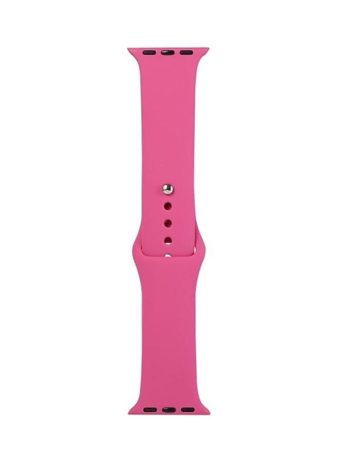 NIBEMINENT Replacement Watchband for Apple Watch Series 7/6/5/4/3/2/1/SE 38/40/41mm Pink - Image 1