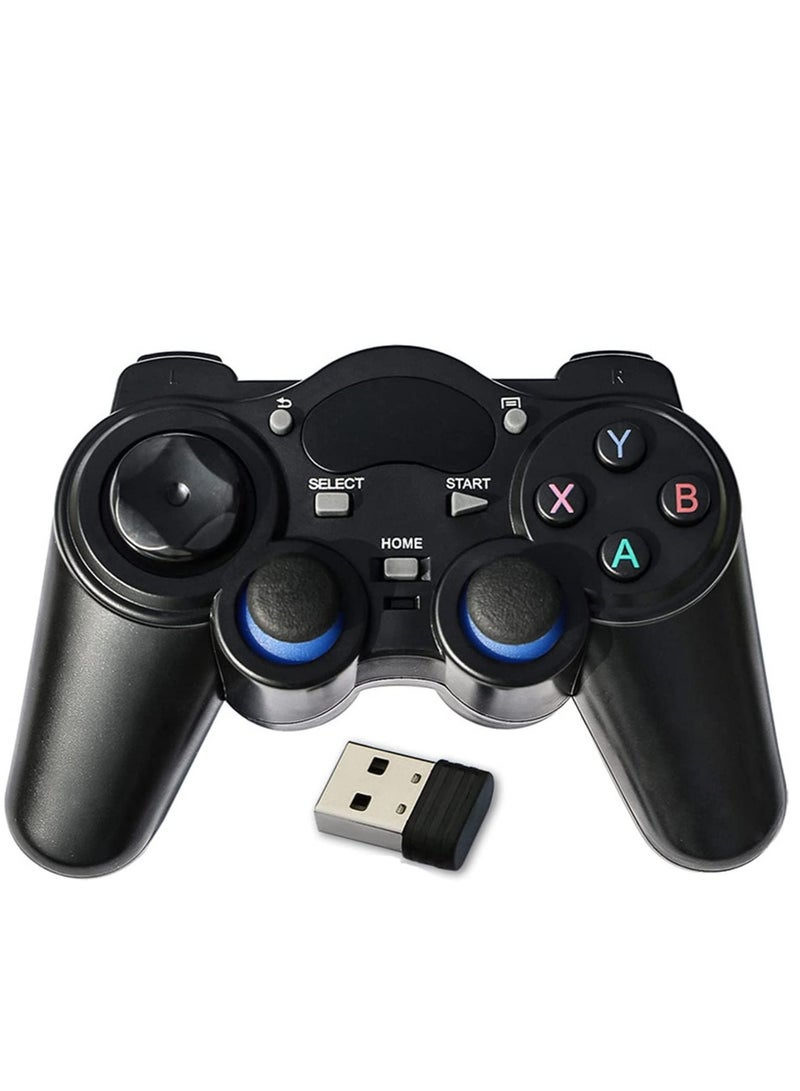 Y&D USB Wireless Gaming Controller Gamepad, PC Game for PC,for PC/Laptop Computer(Windows XP/7/8/10) & PS3 Android Steam - [Black]  - Image 1