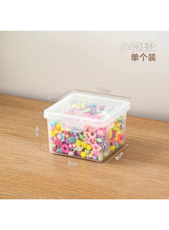 elry Box elry Earrings Earrings Necklace Ring Beads Multi-compartment Portable Transparent Multifunctional Storage Box