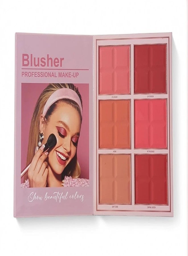 Beauzy 4 in 1 All-in-One Book-Style Foldable Makeup Palette Set | Portable & Long-Lasting | Eyeshadow, Blush, Highlighter, Concealer & Eyebrow Powder | Suitable for All Skin Tones | Gift Idea MakeupBook (Flower) - Image 4