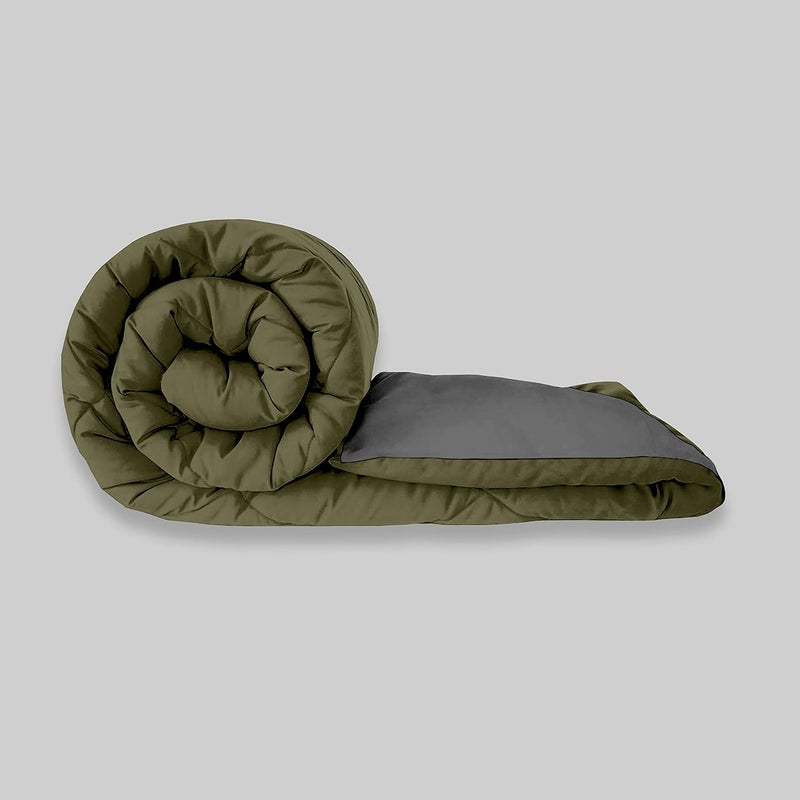 KEA Reversible Double Bed King Size Comforter/Duvet for Summers/Ac - AC Comforters, 250 GSM (Size - 90X100 Inch)