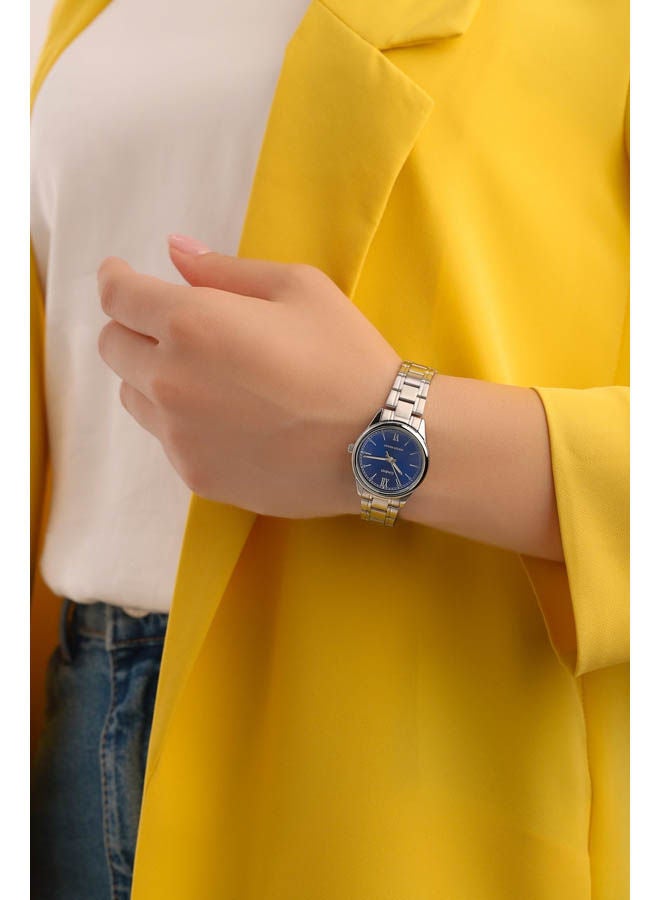 كاسيو ساعة يد من ستانلس ستيل بعقارب LTP-V005D-2B2UDF - Image 2