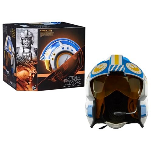 Star Wars The Black Series Carson Teva Premium Electronic Helmet with Advanced LED and Sound Effects, Ages 14 and Up - Image 5