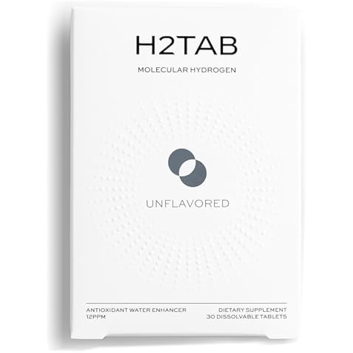 H2TAB Molecular H2TAB Hydrogen Tablets with Magnesium -12 PPM Hydrogen Tablets for Drinking Water -Rich in Antioxidants, Supports Cellular Health, Recovery & Cognitive Function (30 Counts, Unflavored) - Image 1