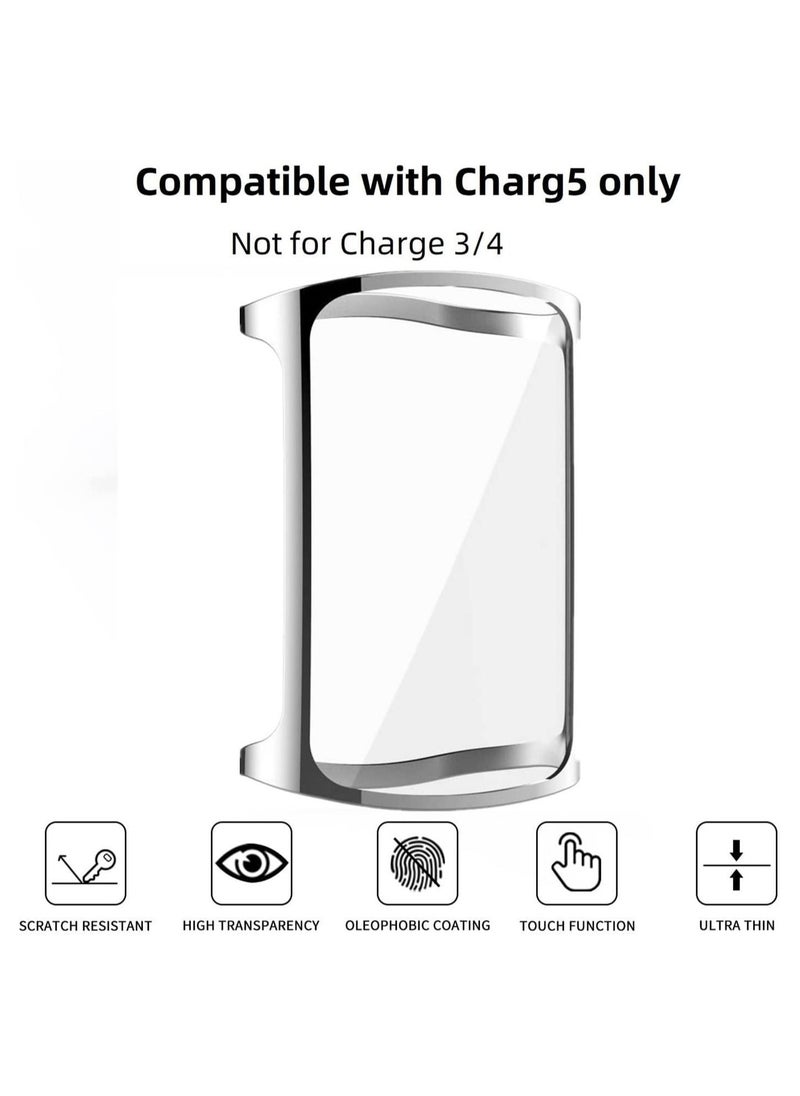Generic - Screen Protector Case Fitbit Charge 5 TPU Full Protective Screen Cover Replacement Accessories Smartwatch Tracker - Image 1