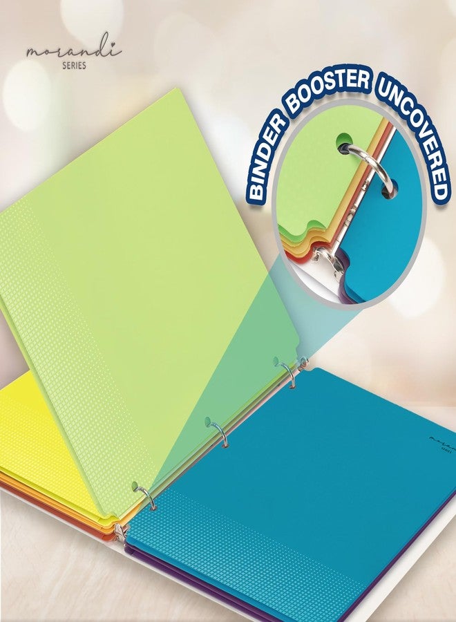 H4D Plastic Folders with Pockets, Fit for 3 Ring Binder, Letter Size, Primary Colors, 6 Pack - Image 4