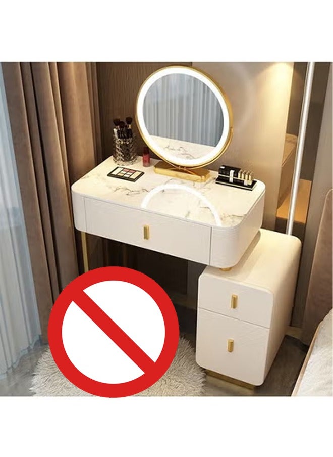 keke - Makeup Vanity Table Dressing Table Flip Mirror With Drawers 70 CM - Image 1