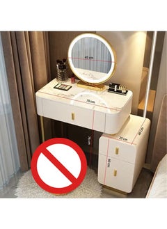 keke Makeup Vanity Table Dressing Table Flip Mirror With Drawers 70 CM  - Image 5
