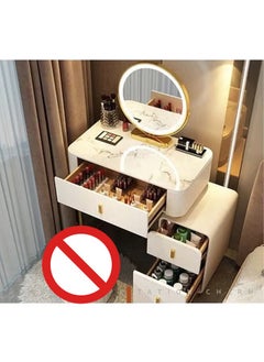keke Makeup Vanity Table Dressing Table Flip Mirror With Drawers 70 CM  - Image 2