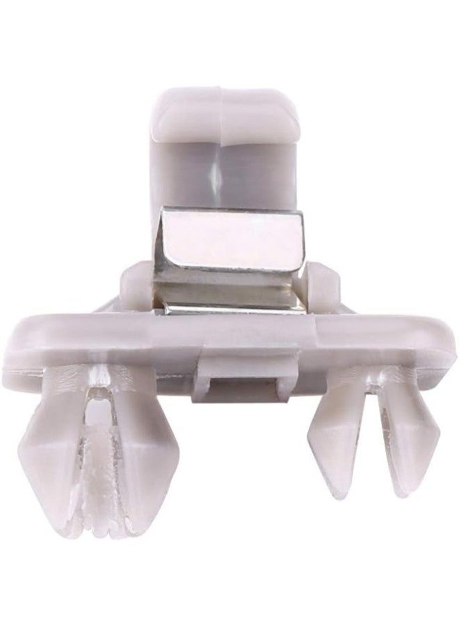 klarako Avisor clip A3,8E0857562 Interior Sun Visor Clip Hook Bracket for A1 A3 S3 A4 S4 A5 S5 Q3 Q5 TT Quattro(Plastic) - Image 2