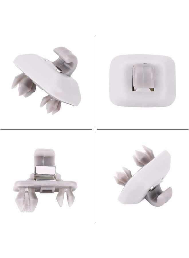 klarako Avisor clip A3,8E0857562 Interior Sun Visor Clip Hook Bracket for A1 A3 S3 A4 S4 A5 S5 Q3 Q5 TT Quattro(Plastic) - Image 1