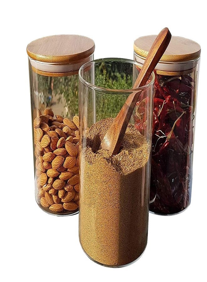 Pure Source India Wooden Masala Spoon for Small Containers, Handmade Natural Wood Spoon for Tea, Coffee, Sugar, Condiments & Spices, Set of 6 (4 Inch) - Image 3